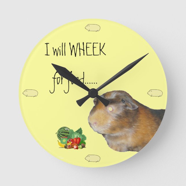 Piggy Wall Clock (Front)