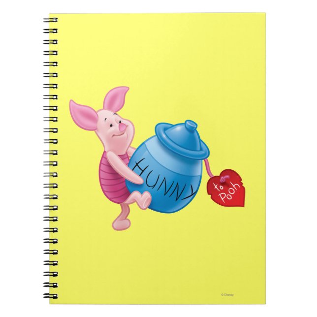 Piglet and Hunny Pot Notebook (Front)
