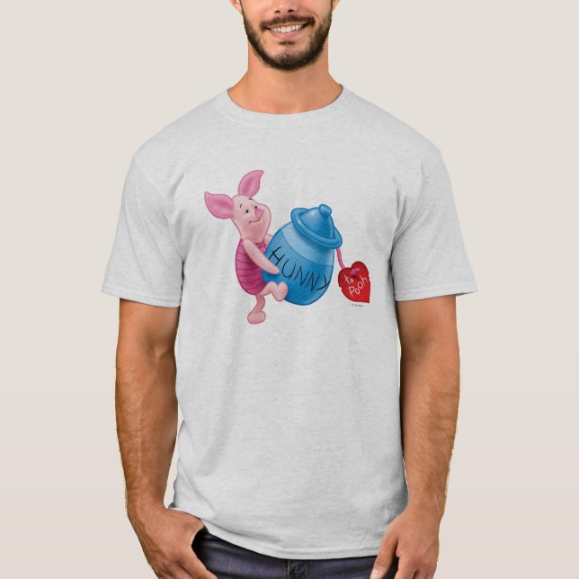 Piglet and Hunny Pot T-Shirt (Front)
