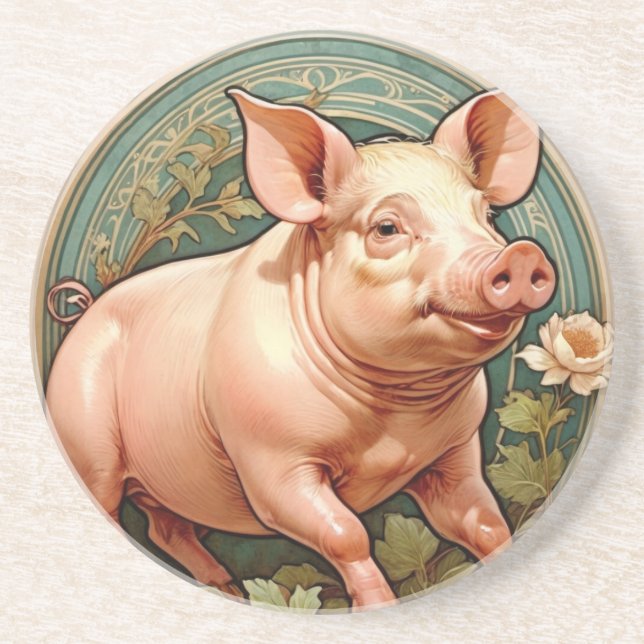 Piglet Coaster (Front)