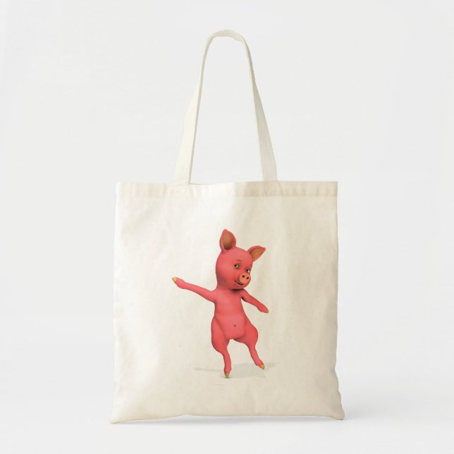 Piglet Dancer Tote Bag (Front)