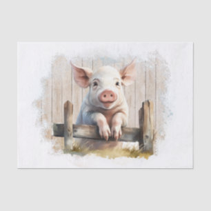 Piglet Farm Pig Tissue Paper