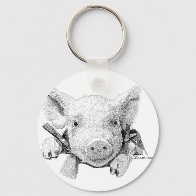 Piglet Keychain (Front)