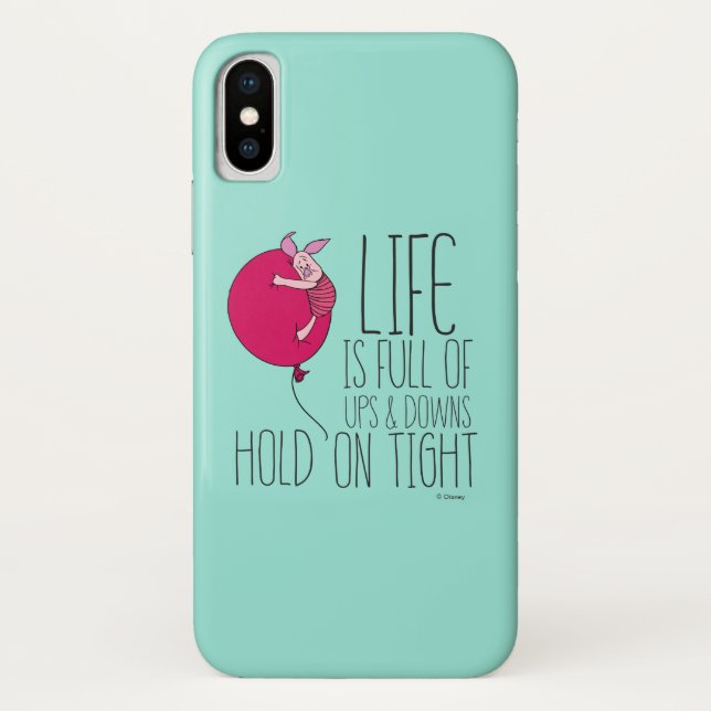 Piglet | Life is Full of Ups & Downs Case-Mate iPhone Case (Back)