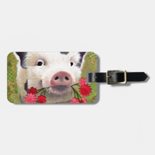 Piglet Luggage Tag