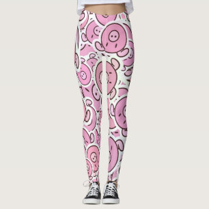 Piglet Pattern legging