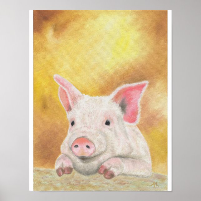 Piglet print 11"x14" (Front)