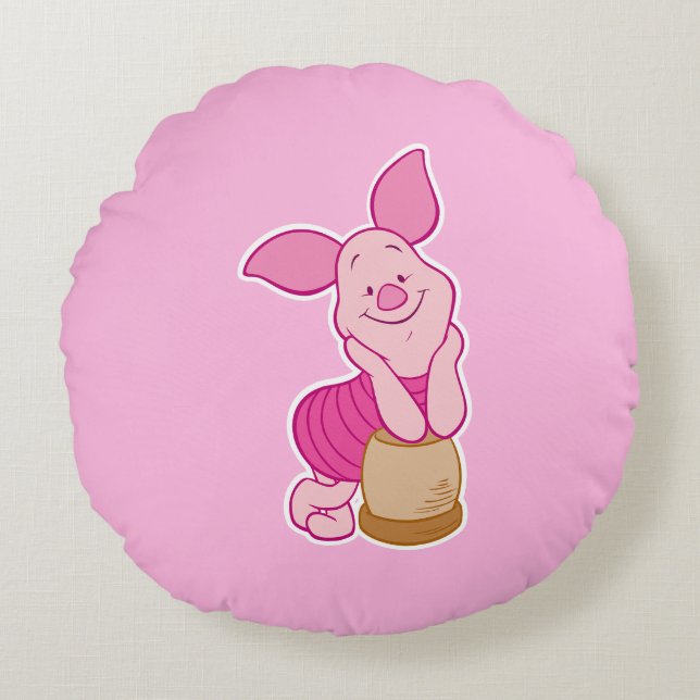Piglet Round Pillow (Front)