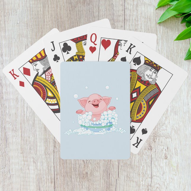 Piglet Taking A Bath Playing Cards (Creator Uploaded)