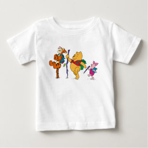 Piglet, Tigger, and Winnie the Pooh Hiking Baby T-Shirt