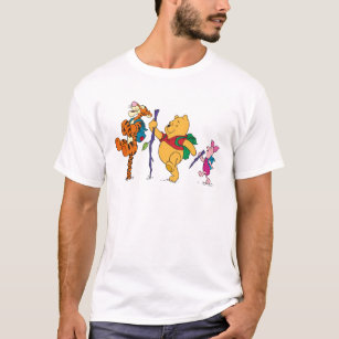 Piglet, Tigger, and Winnie the Pooh Hiking T-Shirt