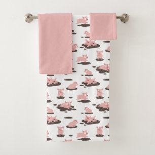 Piglets Bath Towel Set