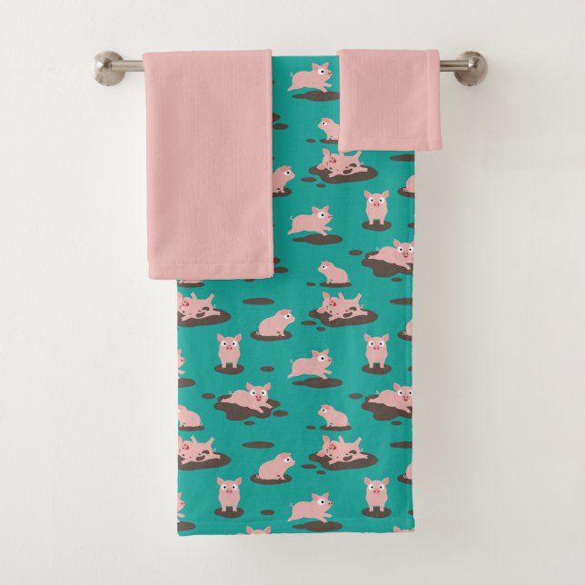 Piglets Bath Towel Set (Insitu)