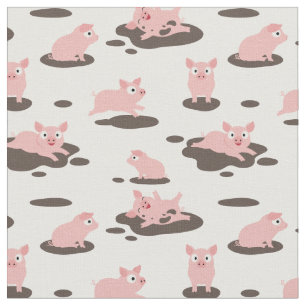 Piglets Fabric