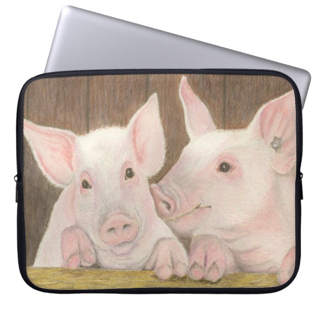 Piglets Laptop Sleeve (Front)