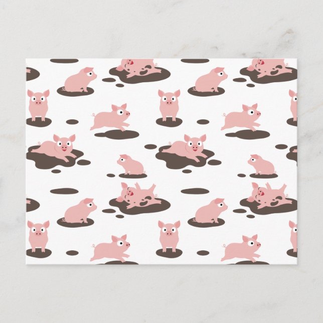 Piglets Postcard (Front)