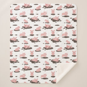 Piglets Sherpa Blanket