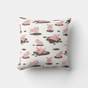 Piglets Throw Pillow