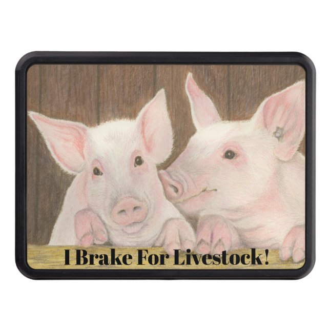 Piglets Trailer Hitch Cover (Front)