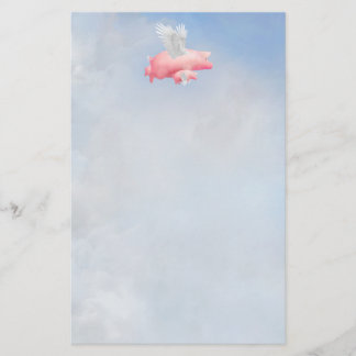 Piglets volants avec leur mère Papeterie