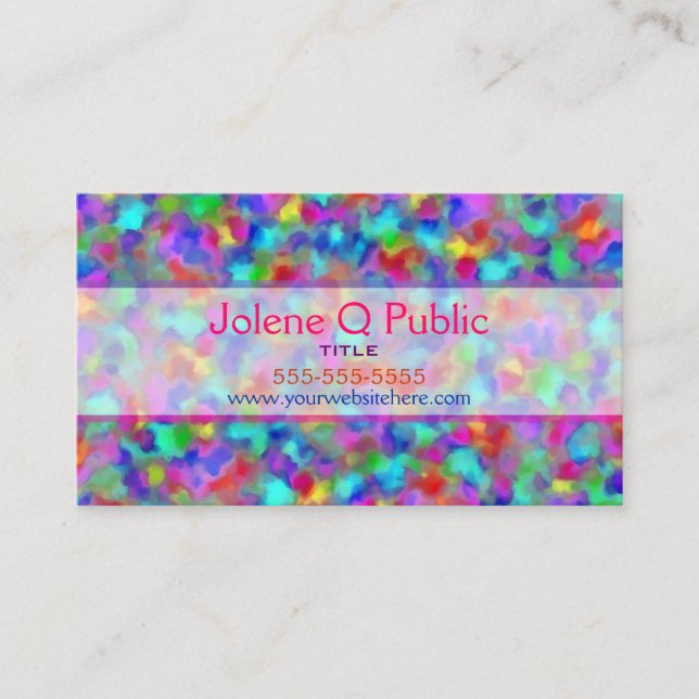 Pigmented Pigments Business Card (Front)