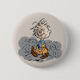 Pigpen Walking Cloud 2 Inch Round Button