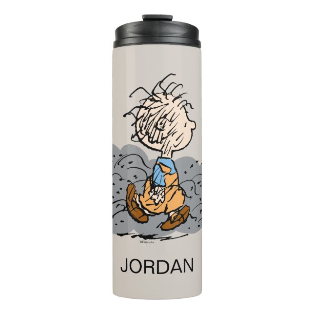 Pigpen Walking Cloud | Add Your Name Thermal Tumbler (Front)