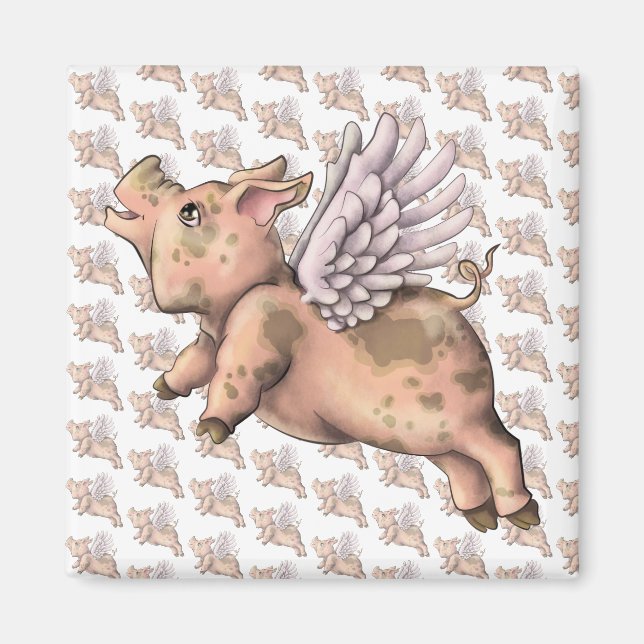 Pigs Fly Magnet (Front)