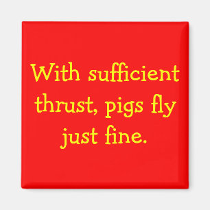 Pigs Fly Magnet