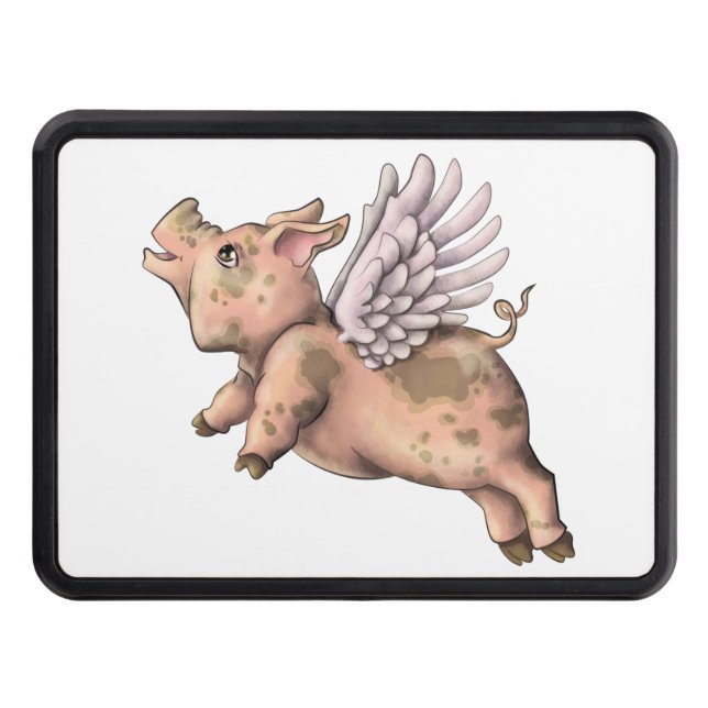 Pigs Fly Trailer Hitch Cover (Front)