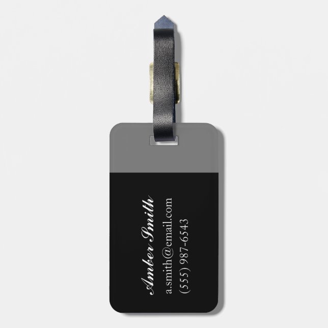 Pigs Galore Luggage Tag (Back Vertical)