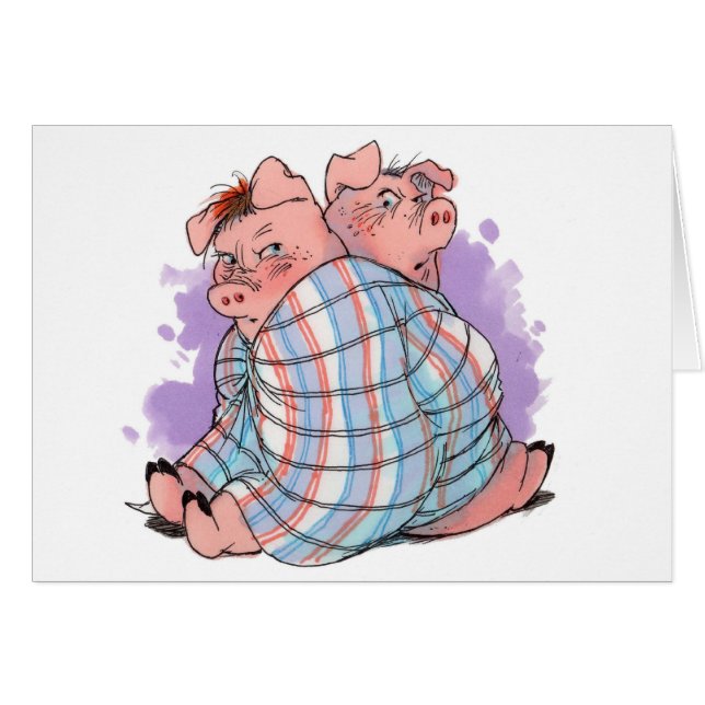 Pigs in a Blanket Card (Front Horizontal)