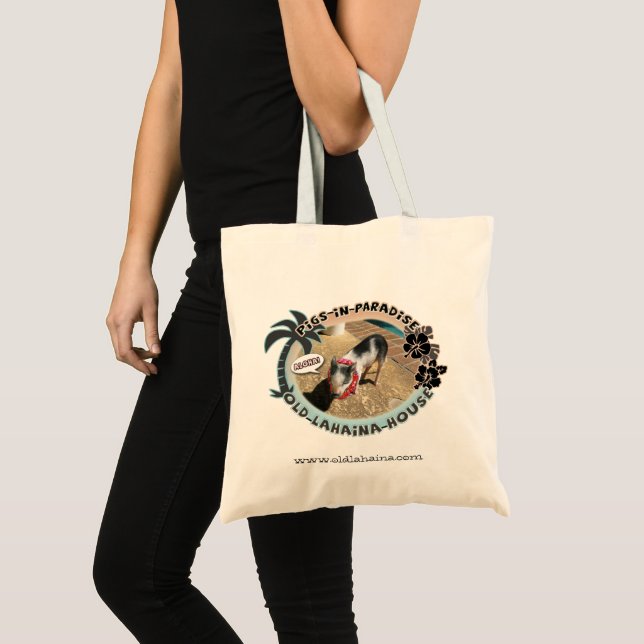 Pigs in Paradise Tote Bag (Front (Product))
