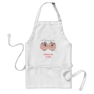 Pigs laughing! standard apron