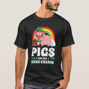 Pigs My Lucky Charms Funny St Patricks Day 2022 Gi T-Shirt
