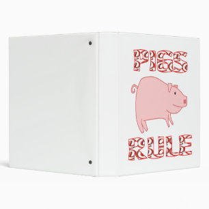 PIGS RULE BINDER