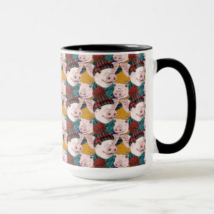 Pigs With Hats Pattern Mug