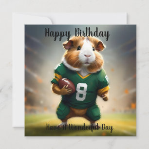 Pigskin Prodigy: The Guinea Pig Quarterback, Card