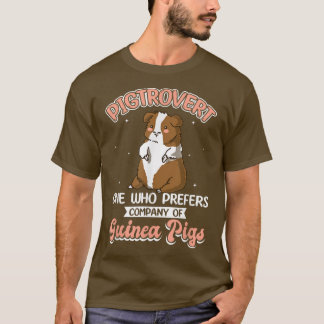 Pigtrovert Furry Potato Guinea Pig T-Shirt
