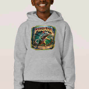 Piguana Illustration – Pig Iguana Scary Animal