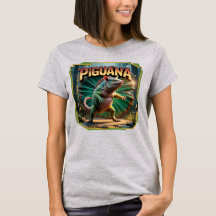 Piguana Illustration – Pig Iguana Scary Animal