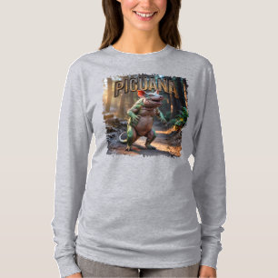 Piguana Photographic – Pig Iguana Scary Animal T-Shirt