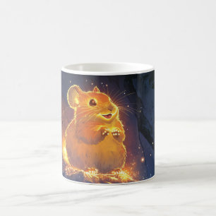 pika est représenté avec une fourrure orange  coffee mug