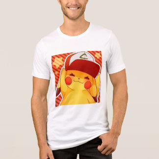 Pikachu Trainer Cap  Tri-Blend Shirt