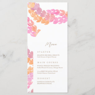Pikake Wedding Menu