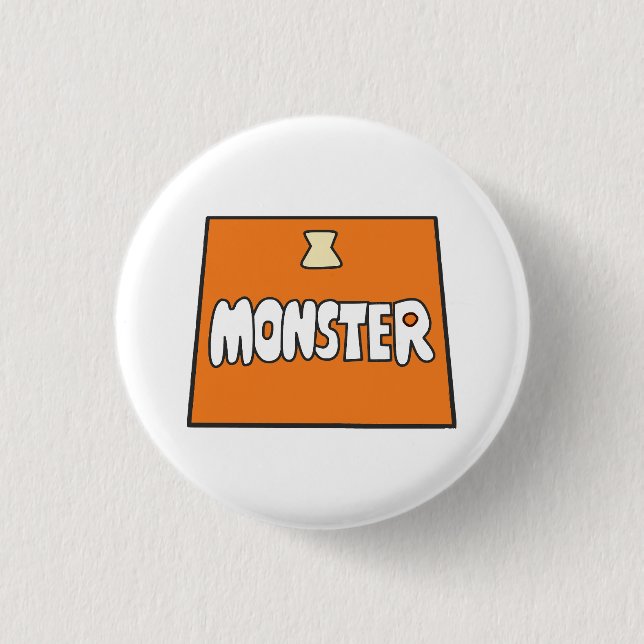 Pikamee Costume, Monster  1 Inch Round Button (Front)
