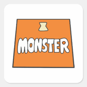 Pikamee Costume, Monster Square Sticker