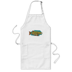 Pike Fish Long Apron
