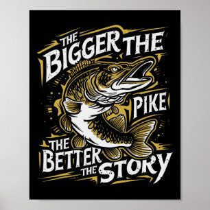 Pike Fisherman Gear Northern Pike Fishing Essentia Poster
