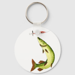 Pike Fishing Keychain